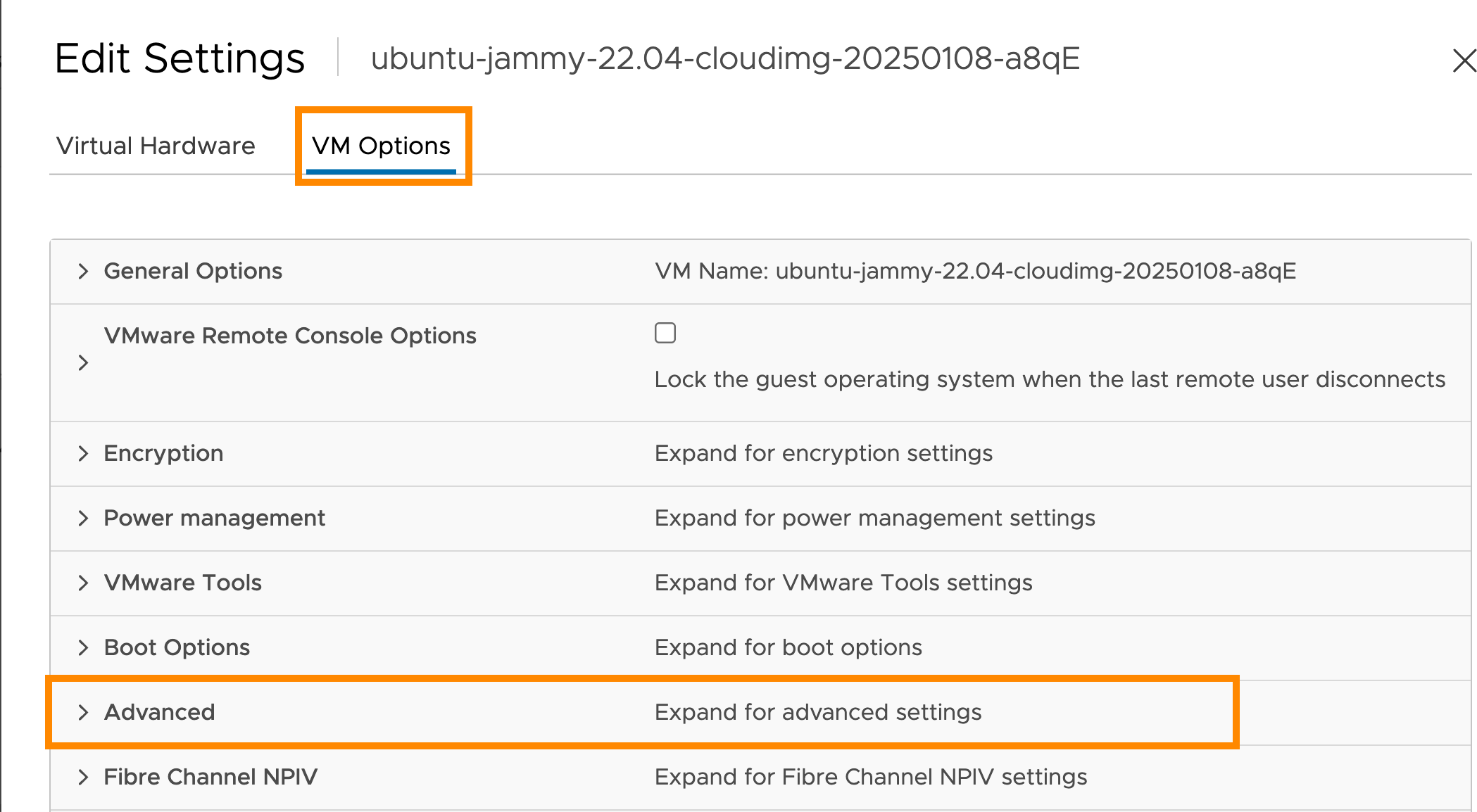 Настройка шаблона, vCenter 2