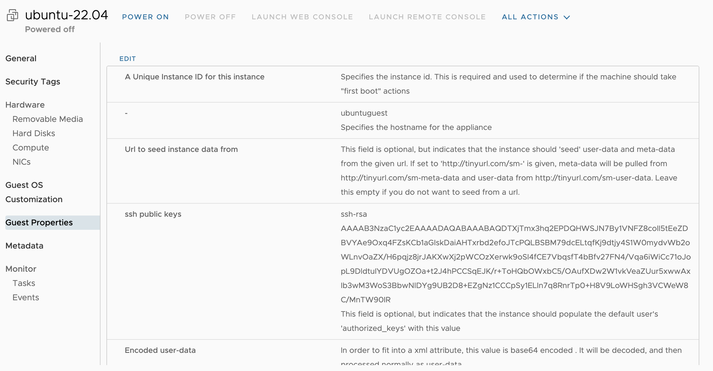 Настройка шаблона, Guest Properties 1