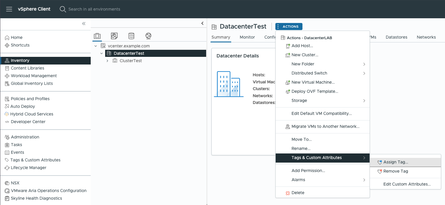 Создание тегов и категорий тегов, шаг 5.1