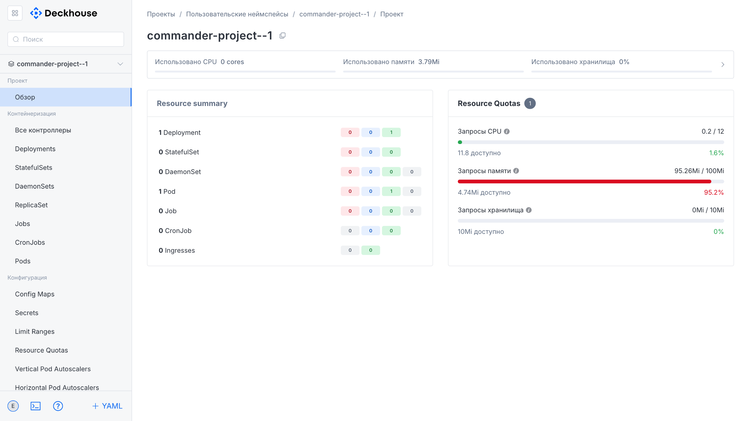 Обзор проекта