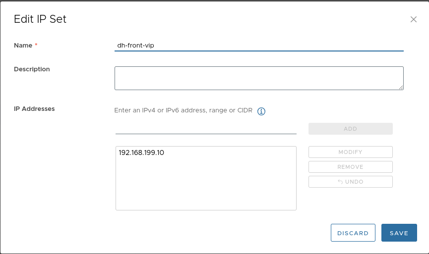 Настройка firewall на edge gateway, шаг 1