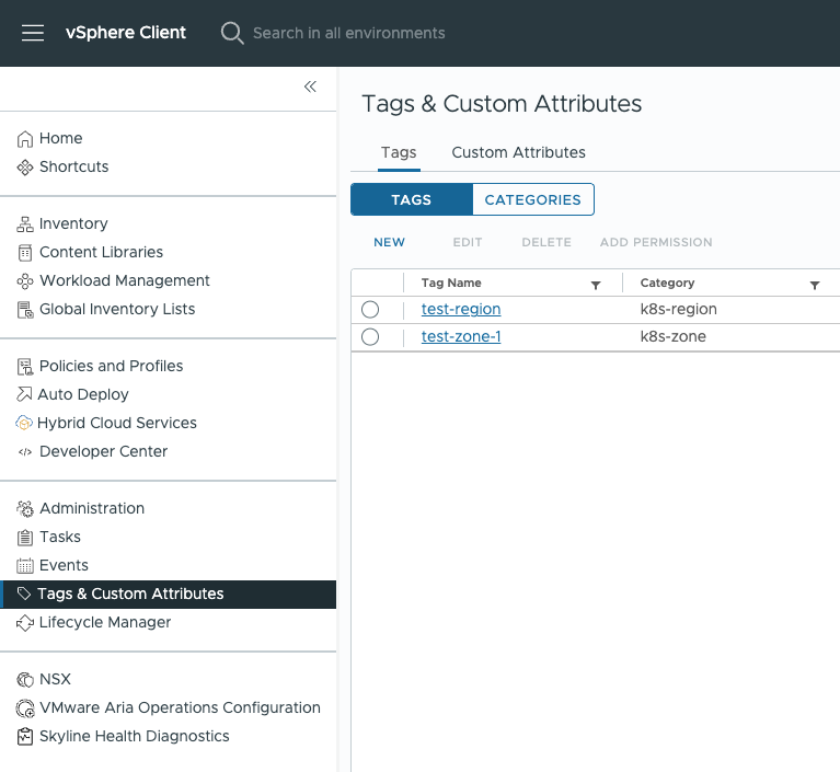 Создание тегов и категорий тегов, шаг 4