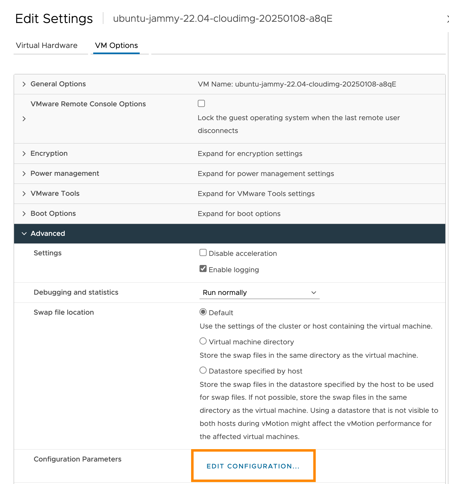 Настройка шаблона, vCenter 3